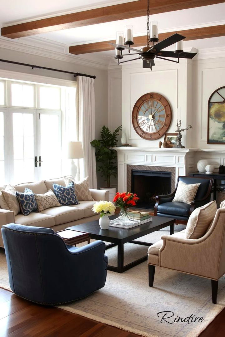 Transitional Design Elements - 22 Small Living Room Ideas