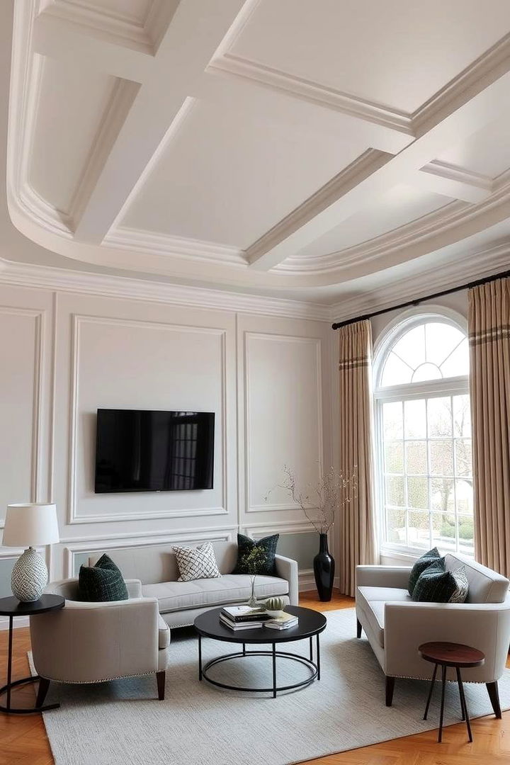 Transitional Style Crown Molding - 22 Crown Molding Ideas