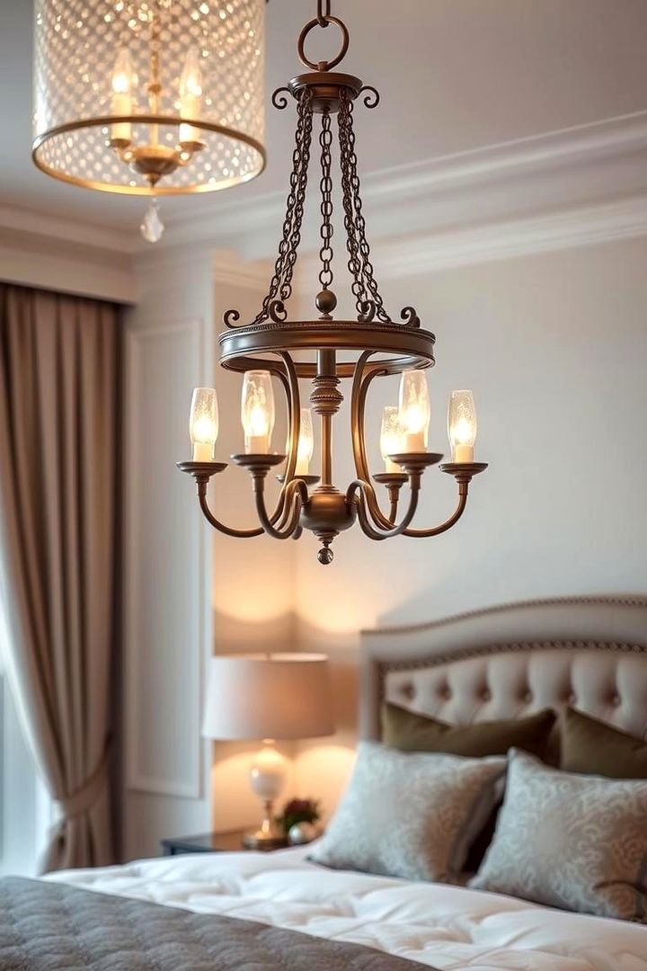 Transitional Trends - 22 Bedroom Chandelier Ideas