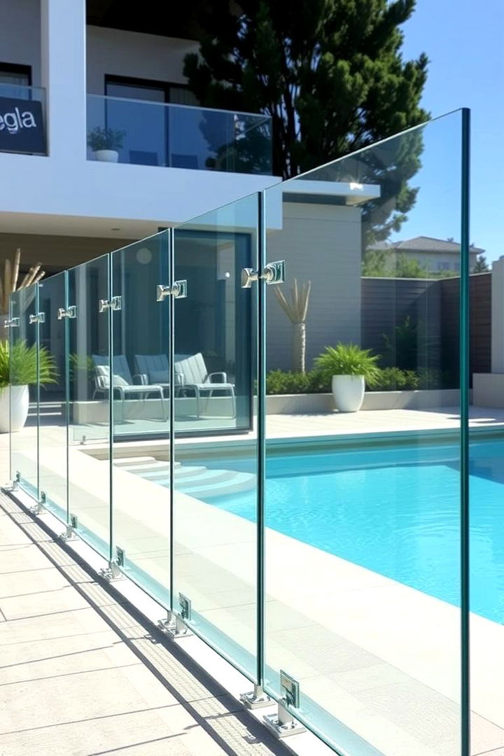 Transparent Glass Pool Fencing - 22 Pool Fence Ideas