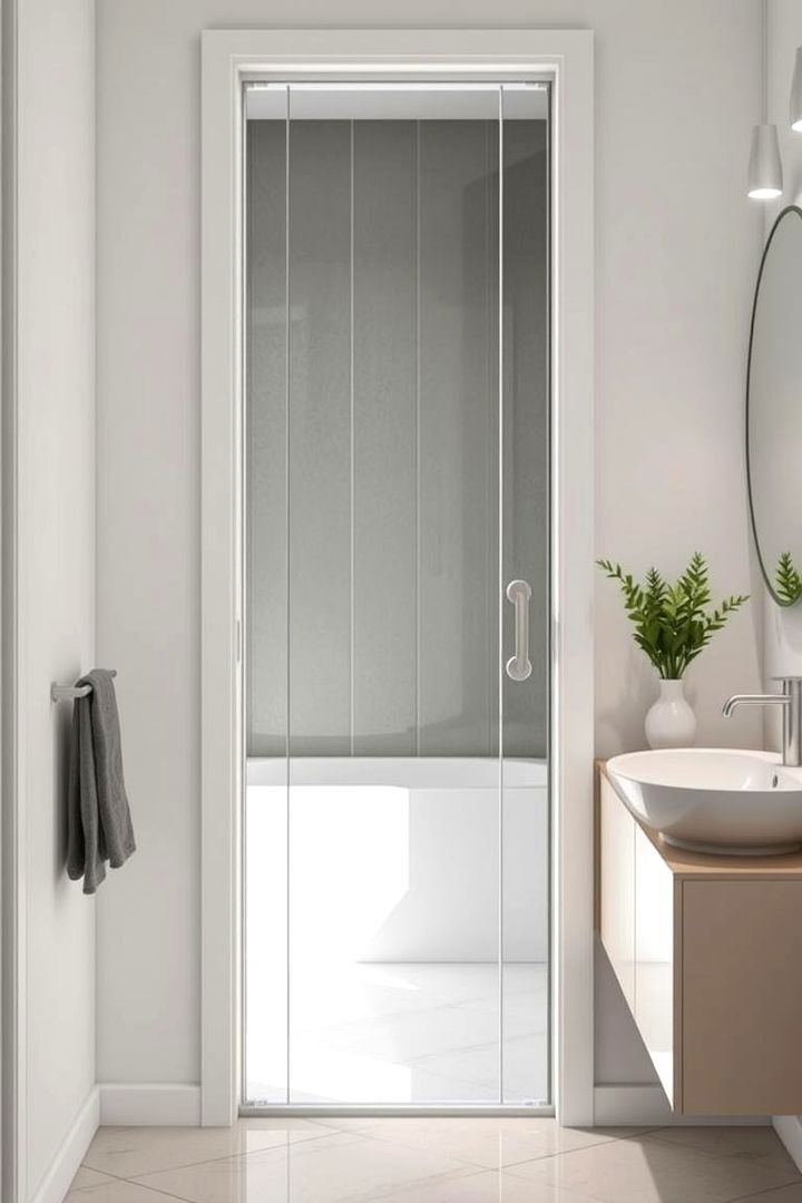 Transparent Vinyl Trends - 22 Bathroom Door Ideas