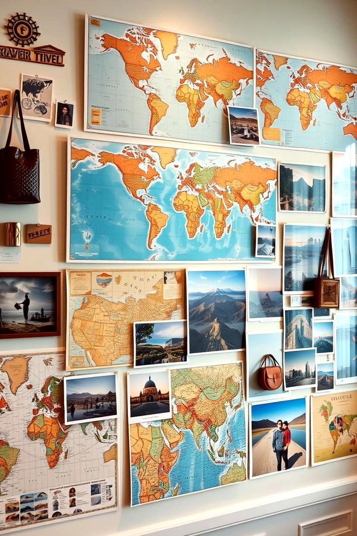 Travel Inspired Wall Themes - 22 Gallery Wall Ideas