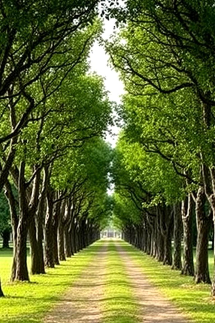 Tree lined Walkways - 22 Tree Landscaping Ideas