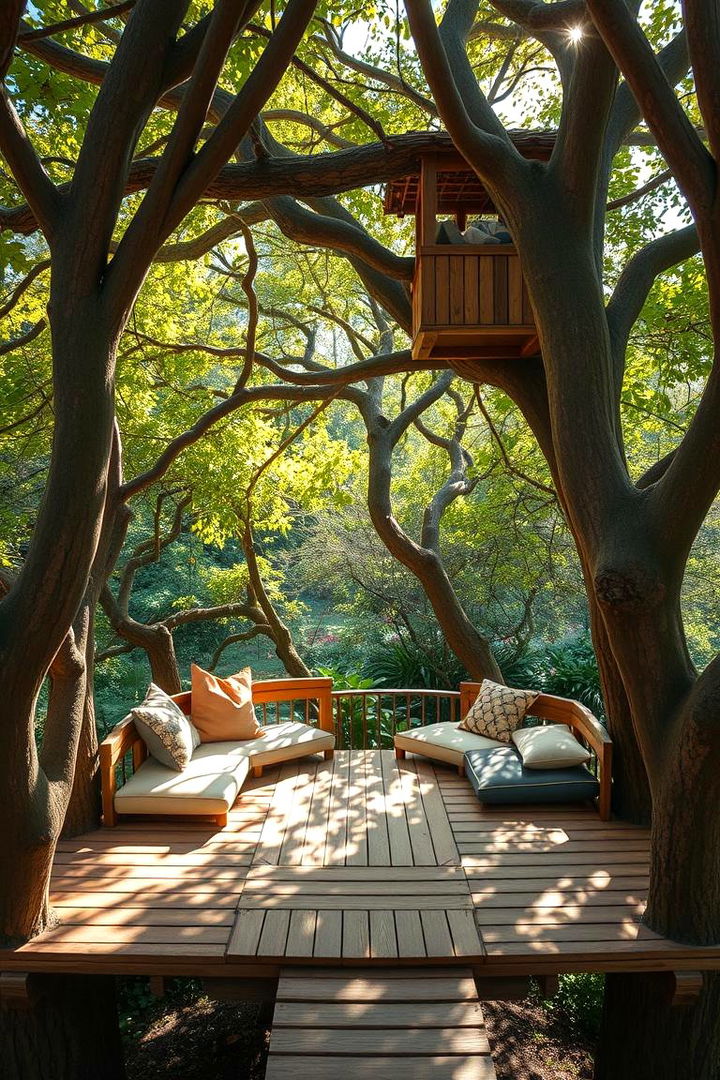 Treehouse Inspired Nooks - 22 Garden Seating Ideas