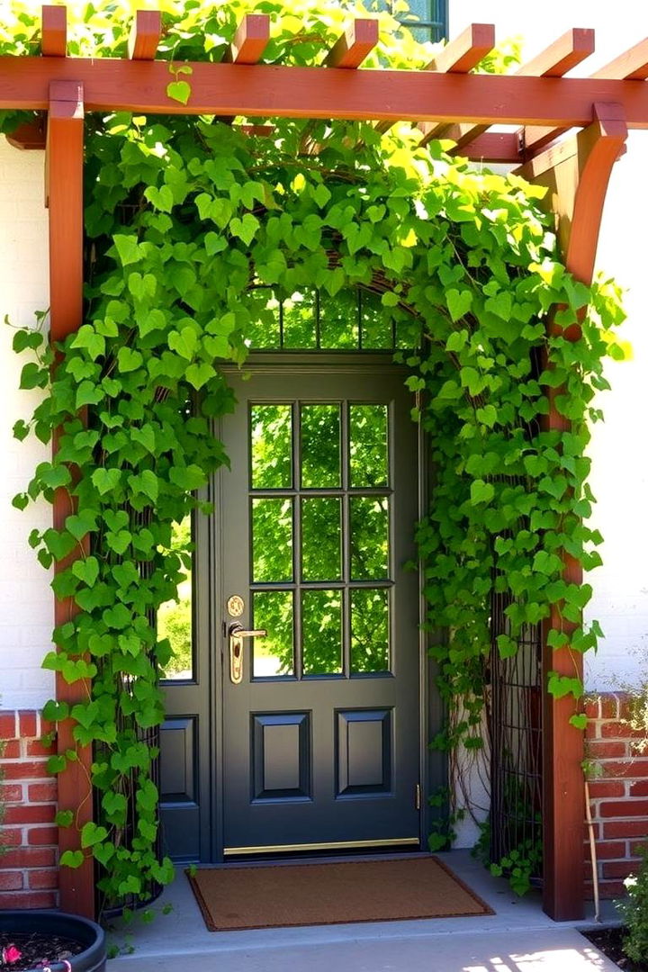 Trellis and Vine Combinations - 22 Front Door Privacy Ideas