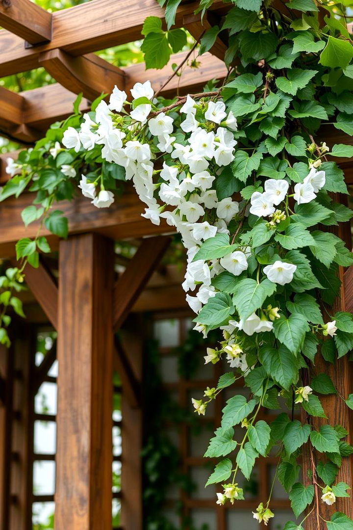 Trellis with Climbing Vines - 22 Privacy Patio Ideas