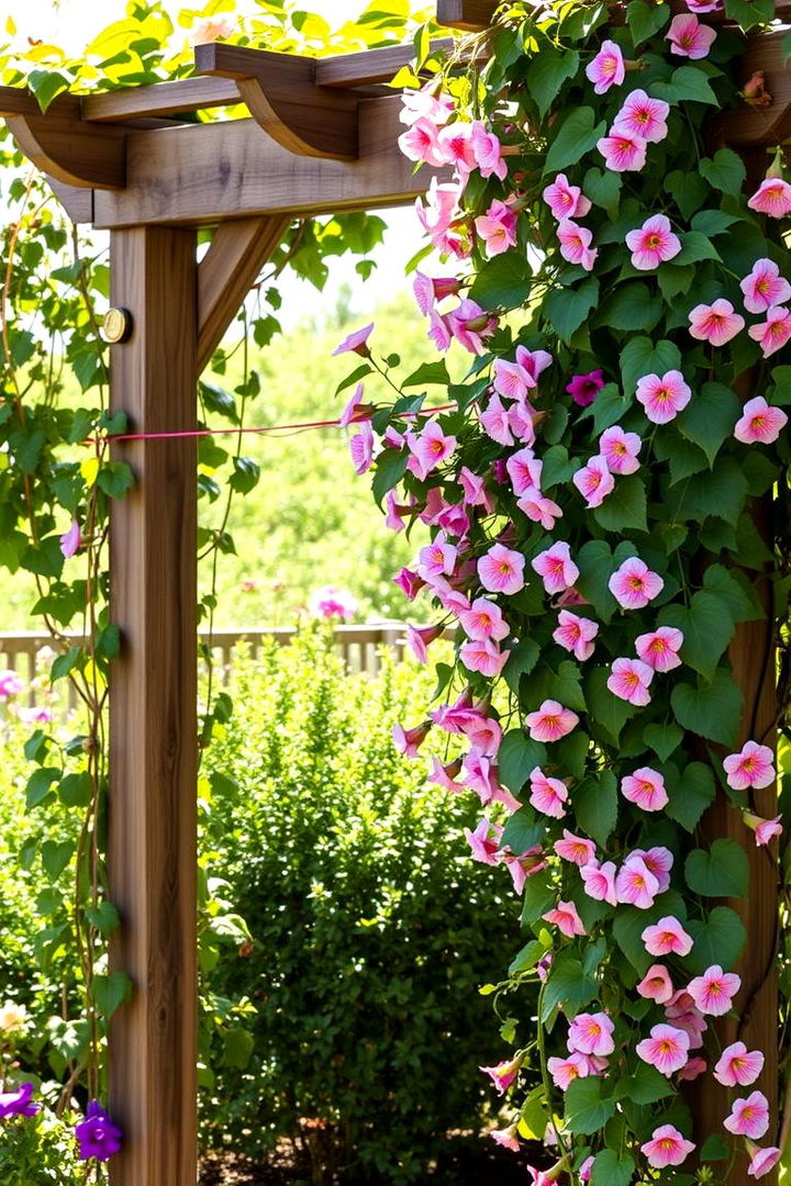 Trellises with Climbing Vines - 22 Garden Shade Ideas