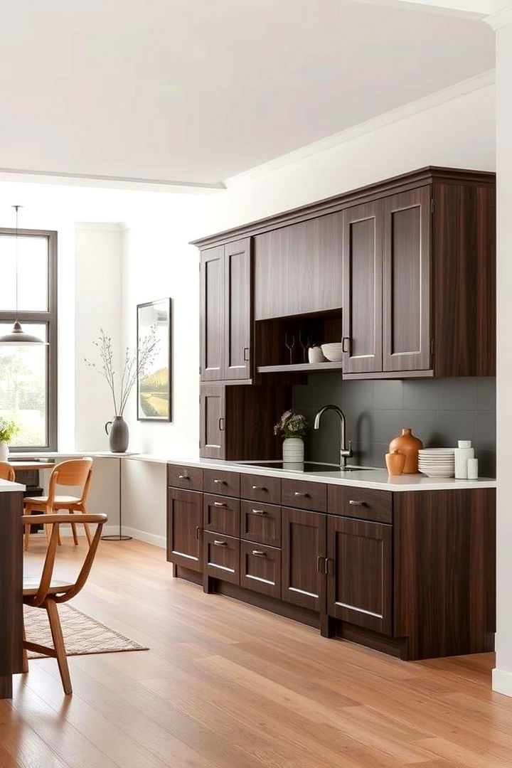 Trend Adaptability - 22 Dark Wood Kitchen Cabinets