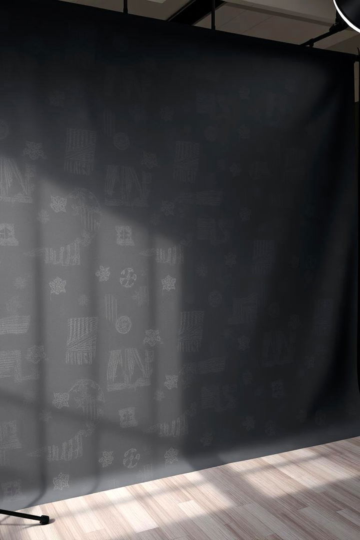 Trendy Black Backdrops - 22 Black-Themed Wedding Ideas