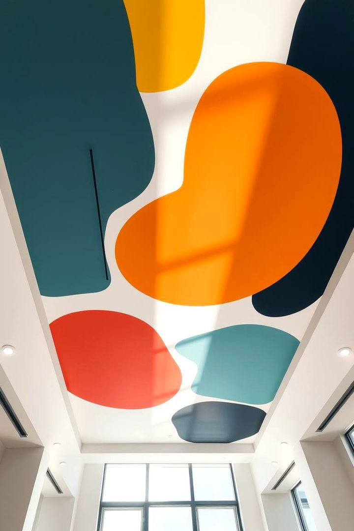 Trendy Contemporary Ceiling Murals - 22 Ceiling Murals