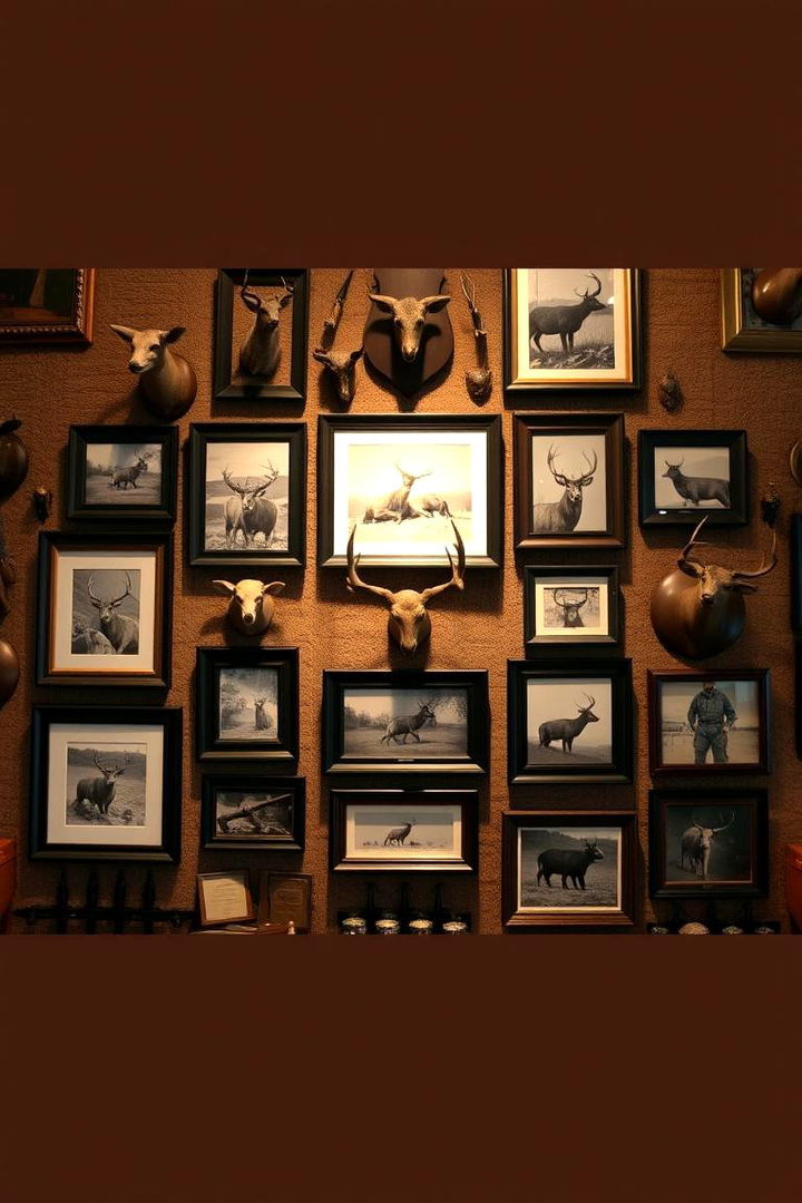 Trophy Wall Displays - 22 Hunting Man Cave Ideas