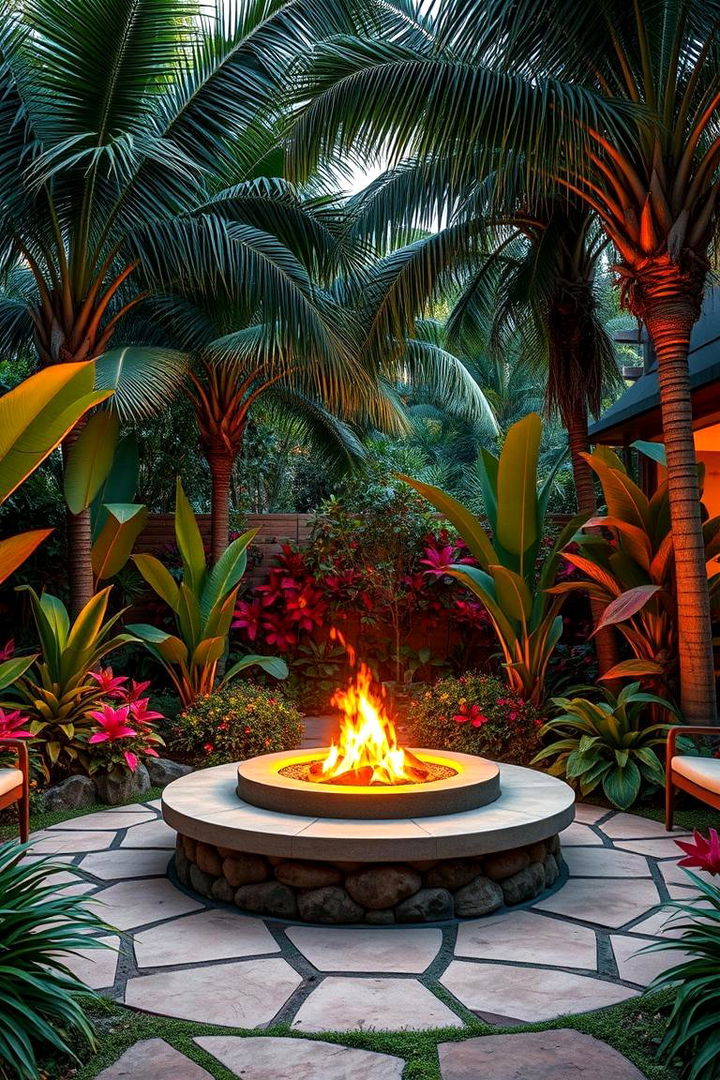 Tropical Backyard Fire Pit - 22 Backyard Fire Pit Ideas Landscaping