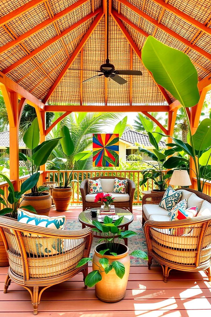 Tropical Escape Atmosphere Gazebo - 22 Gazebo on Deck Ideas