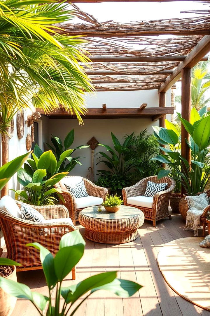 Tropical Escape Deck - 22 Backyard Deck Ideas