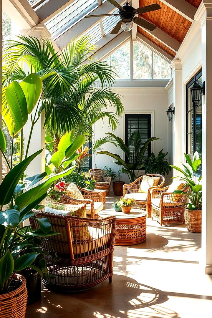 Tropical Escape Design - 22 Mobile Home Porch Ideas