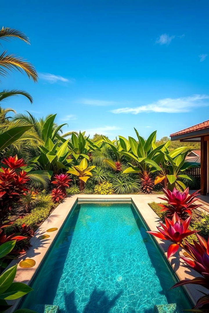 Tropical Escape Plunge Pool with Landscaping - 22 Plunge Pool Ideas