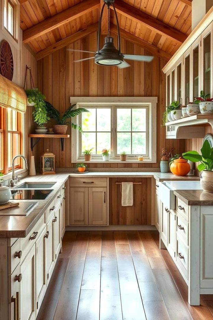 Tropical Farmhouse Fusion - 22 Tropical Kitchen Ideas