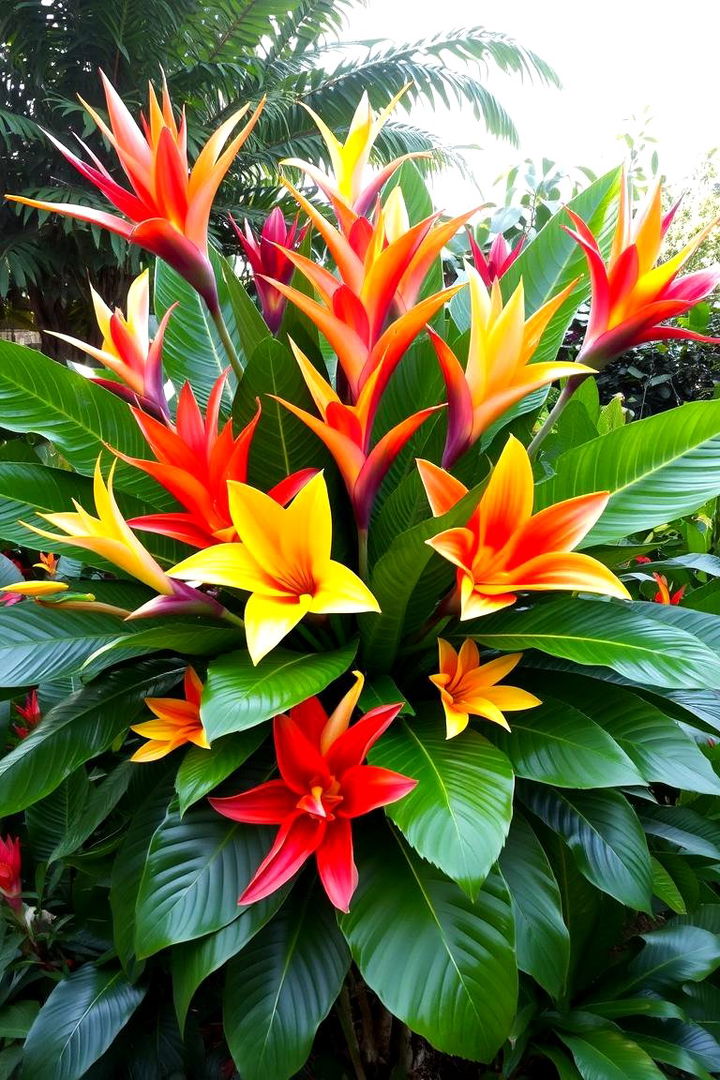 Tropical Floral Explosion - 22 Garden Centerpiece Ideas