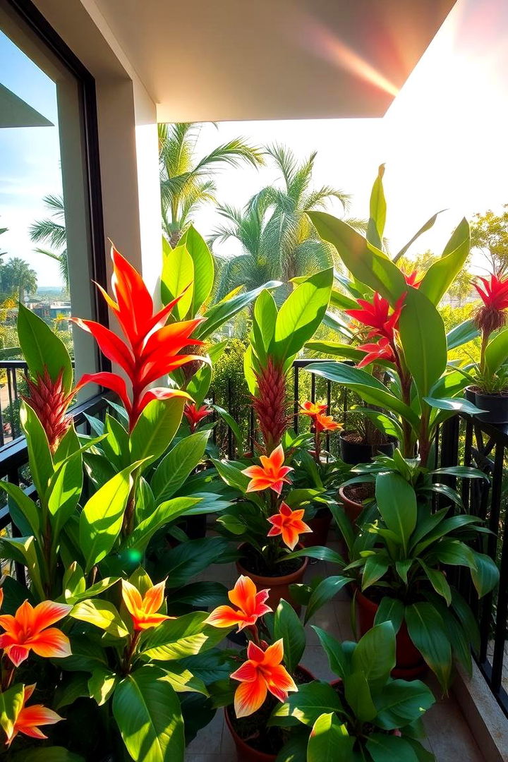 Tropical Getaway Garden - 22 Balcony Garden Ideas