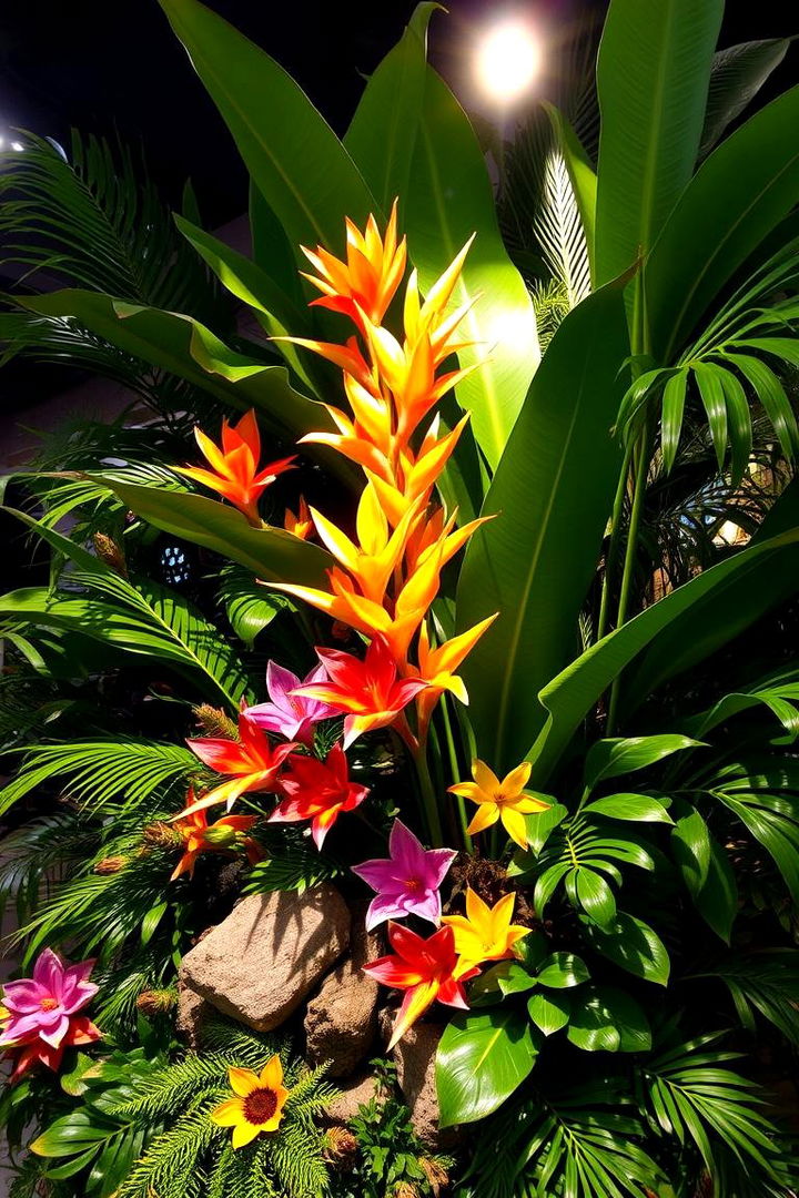 Tropical Inspired Displays - 22 Rehearsal Dinner Centerpiece Ideas