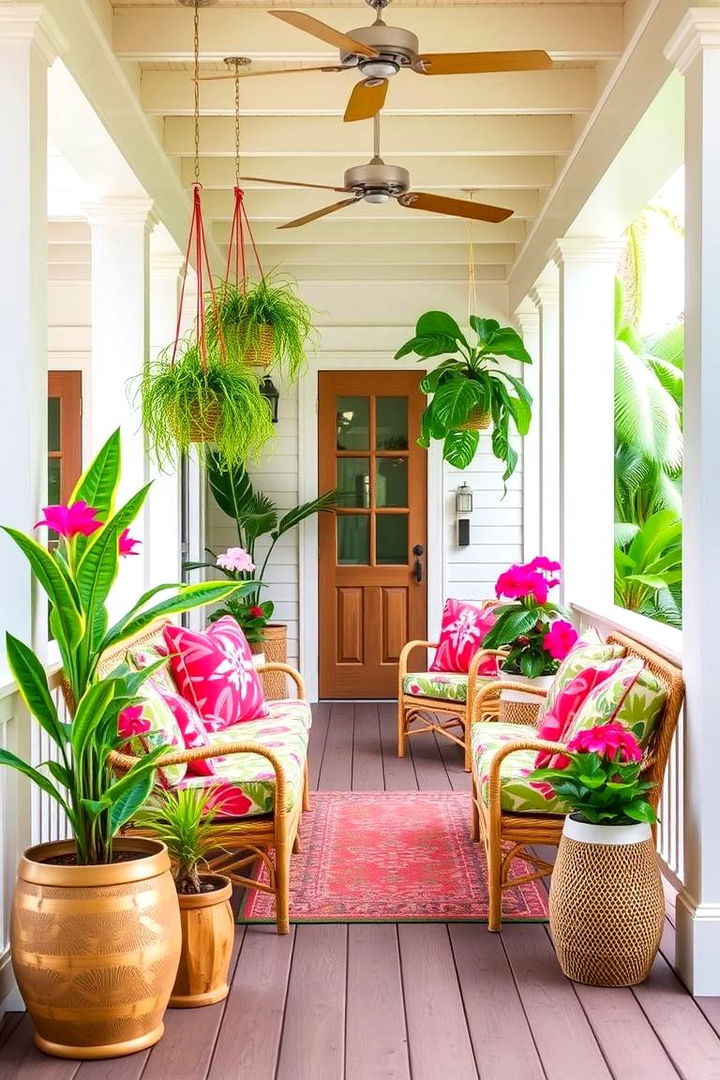 Tropical Oasis - 22 Screened-in Porch Ideas
