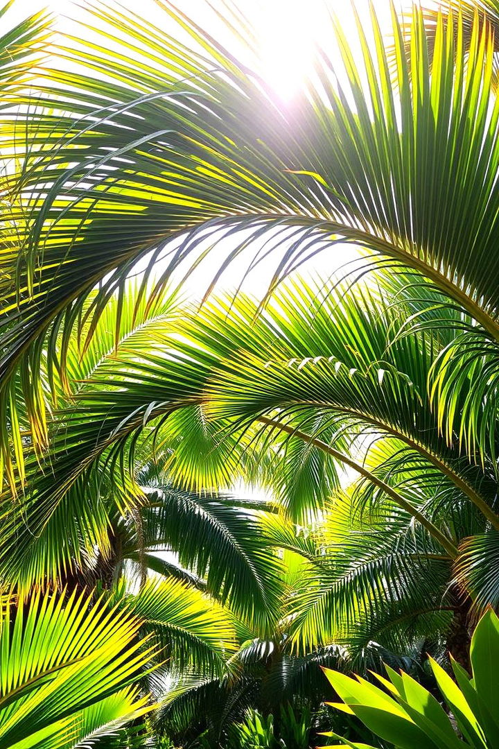 Tropical Palm Leaf Arch - 22 Garden Arch Ideas