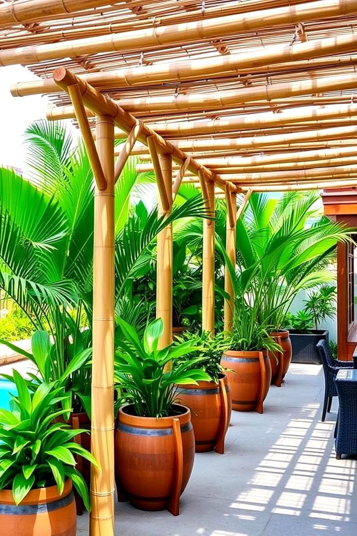 Tropical Paradise Pergola - 22 Small Patio Pergola Ideas