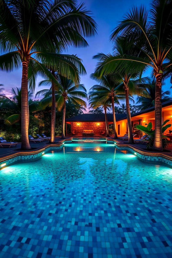 Tropical Retreat Vibe - 22 Small Inground Pool Ideas