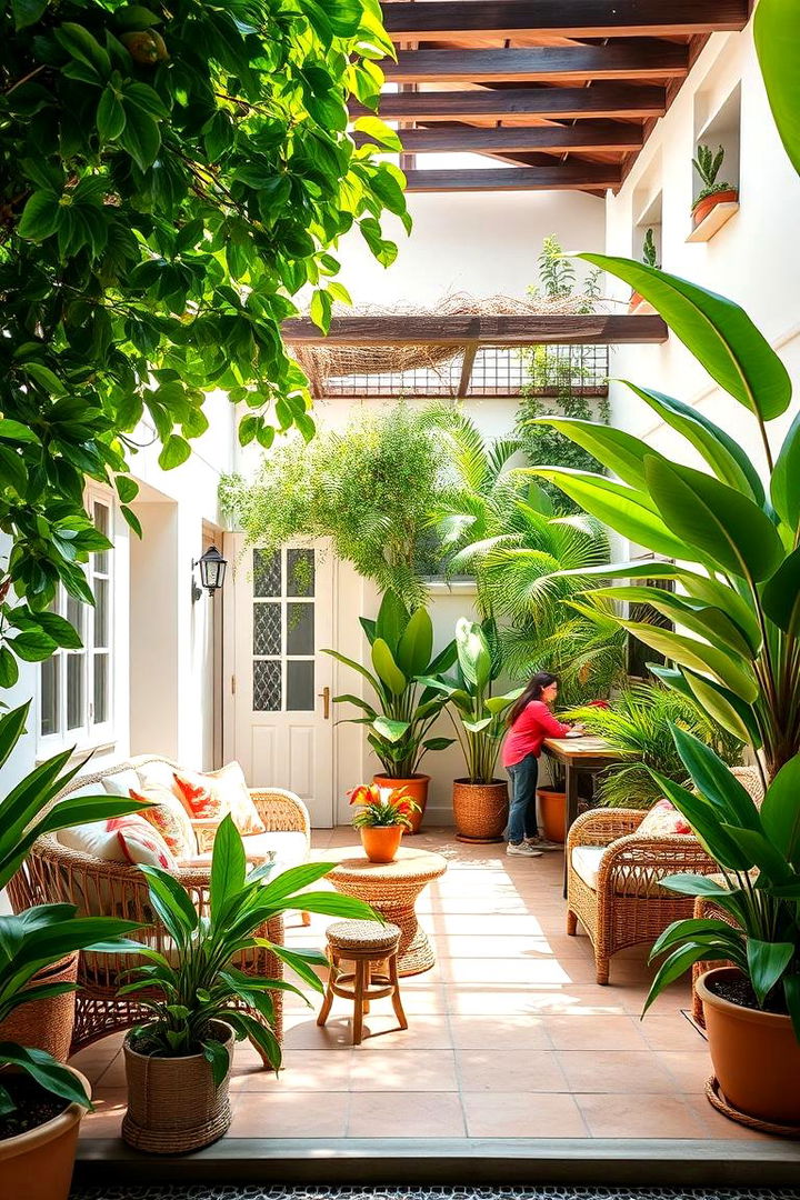 Tropical Retreat - 22 townhouse patio ideas