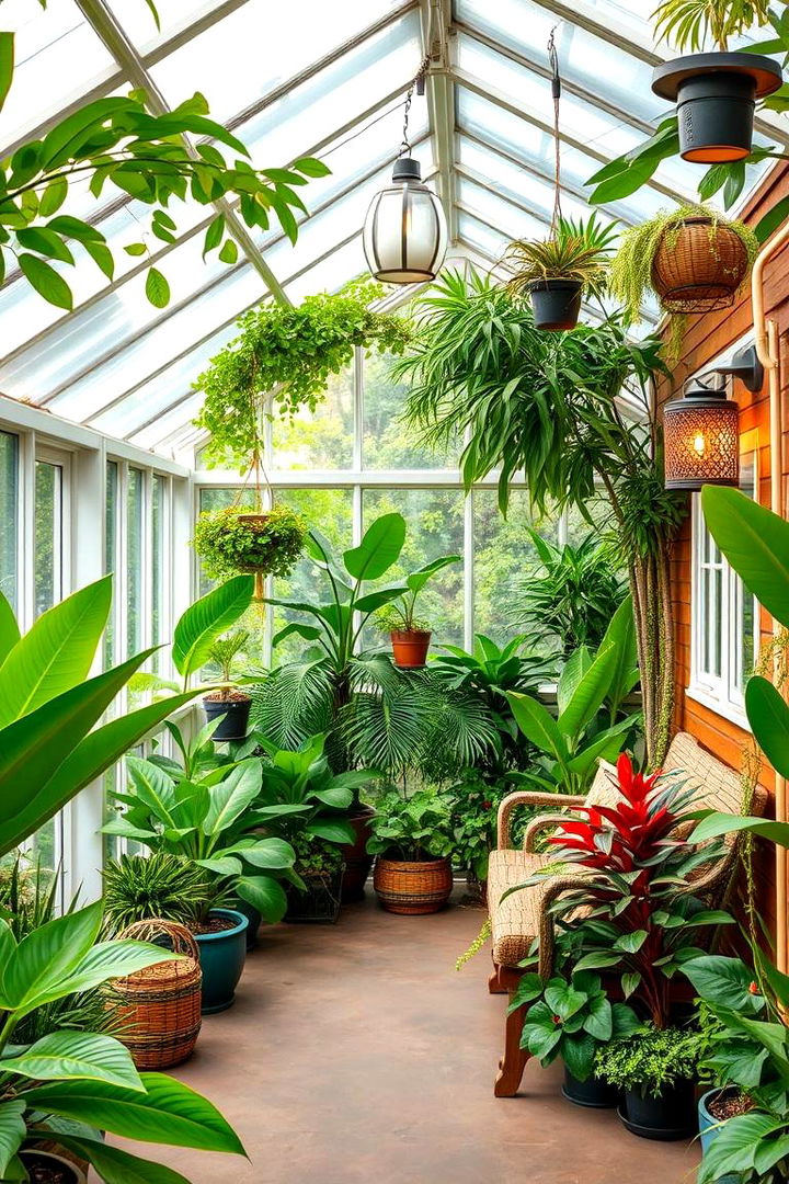 Tropical Vibe Getaway - 22 Porch Greenhouse Ideas