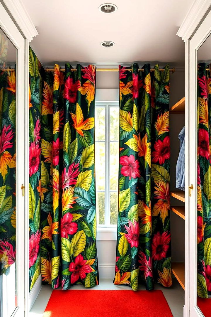 Tropical Vibe Prints - 22 closet curtain ideas