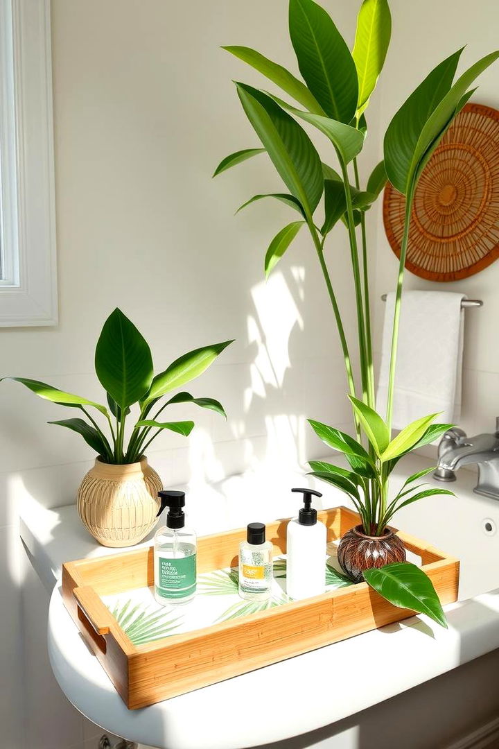 Tropical Vibes - 22 Bathroom Tray Ideas