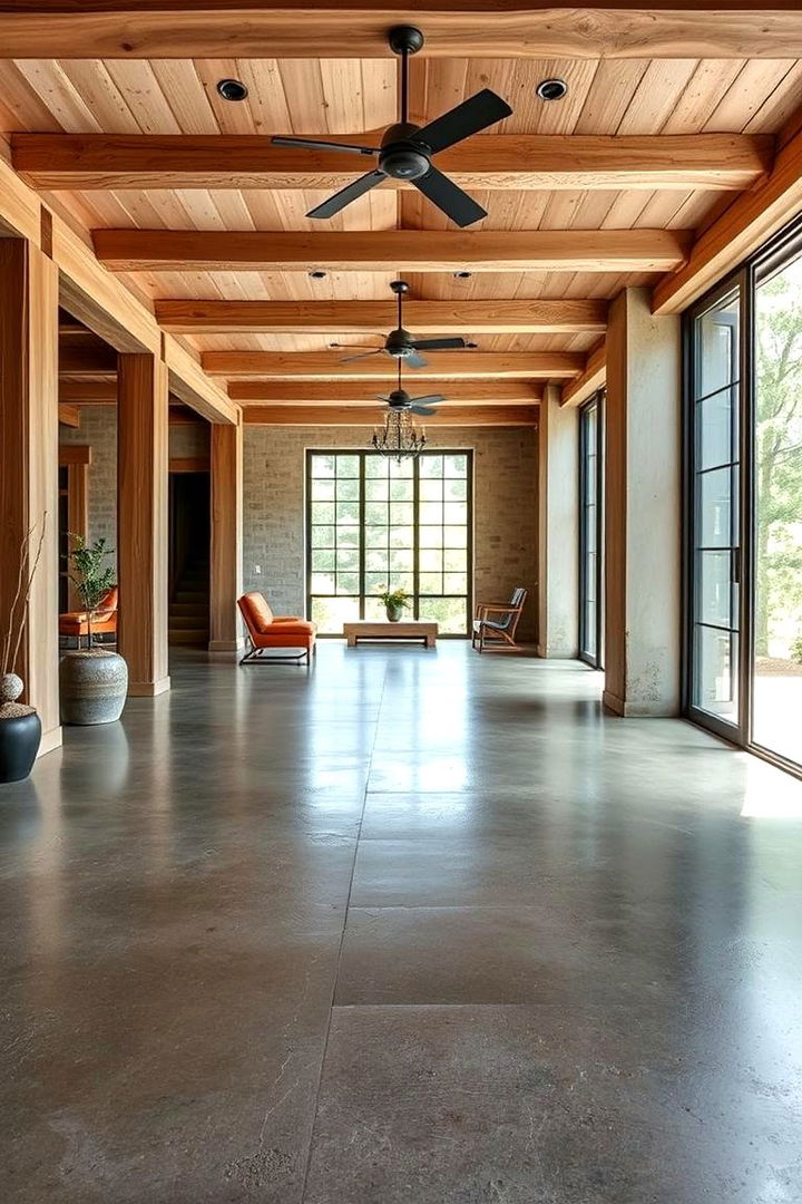 Troweled Hand Finished Concrete Floors - 22 Concrete Floor Ideas