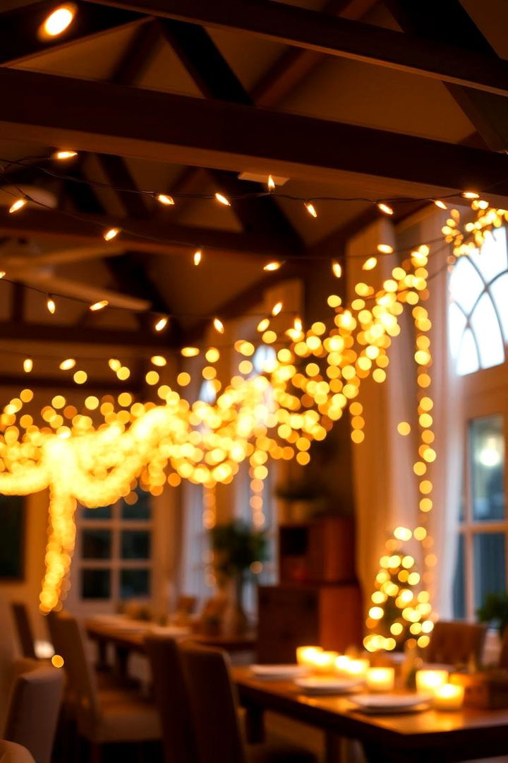 Twinkling Fairy Lights - 22 Birthday Decoration Ideas