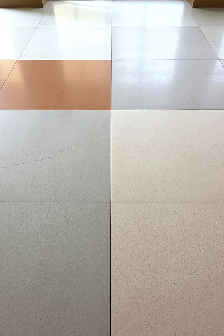 Two Tone Concrete Floors - 22 Concrete Basement Floor Ideas