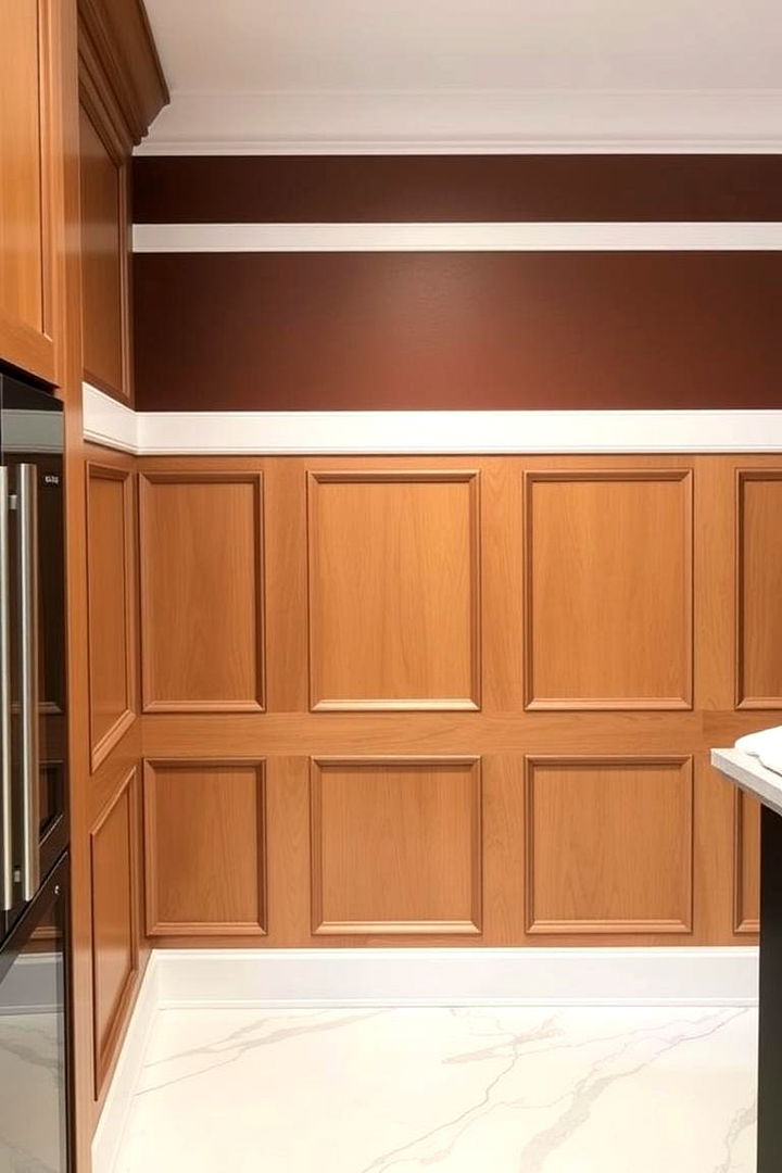 Two Tone Elegance - 22 Kitchen Wainscoting Ideas