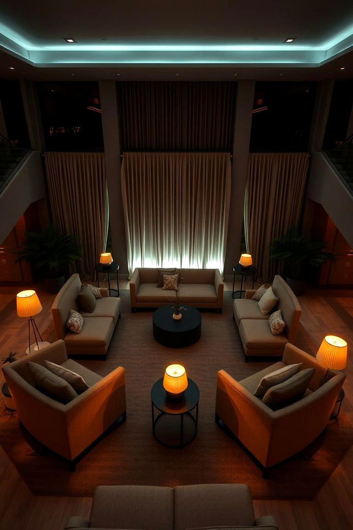 U Shaped Seating Design - 22 Living Room Layout Ideas