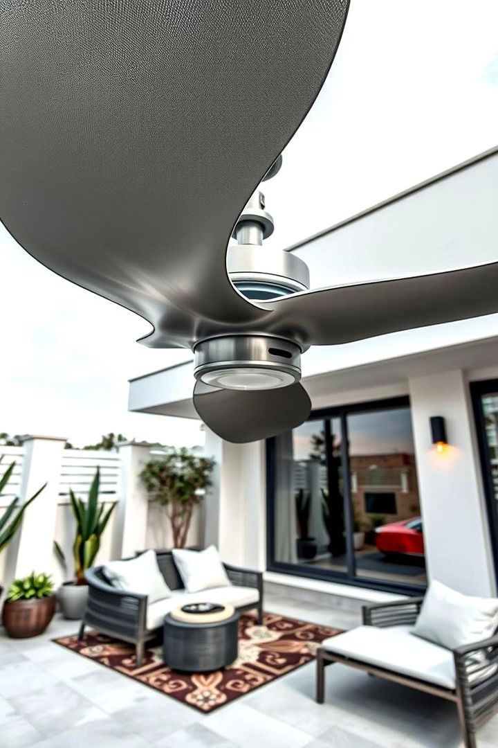 Ultra Modern Aesthetic Appeal - 22 Patio Fan Ideas