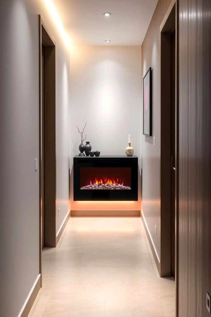 Ultra Slim Electric Fireplace Console - 22 Electric Fireplace Ideas