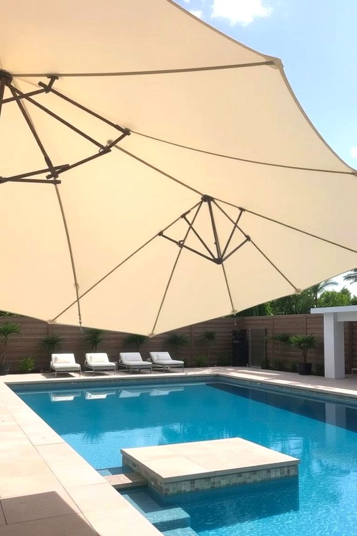 Umbrella Shade Solutions - 22 Pool Shade Ideas
