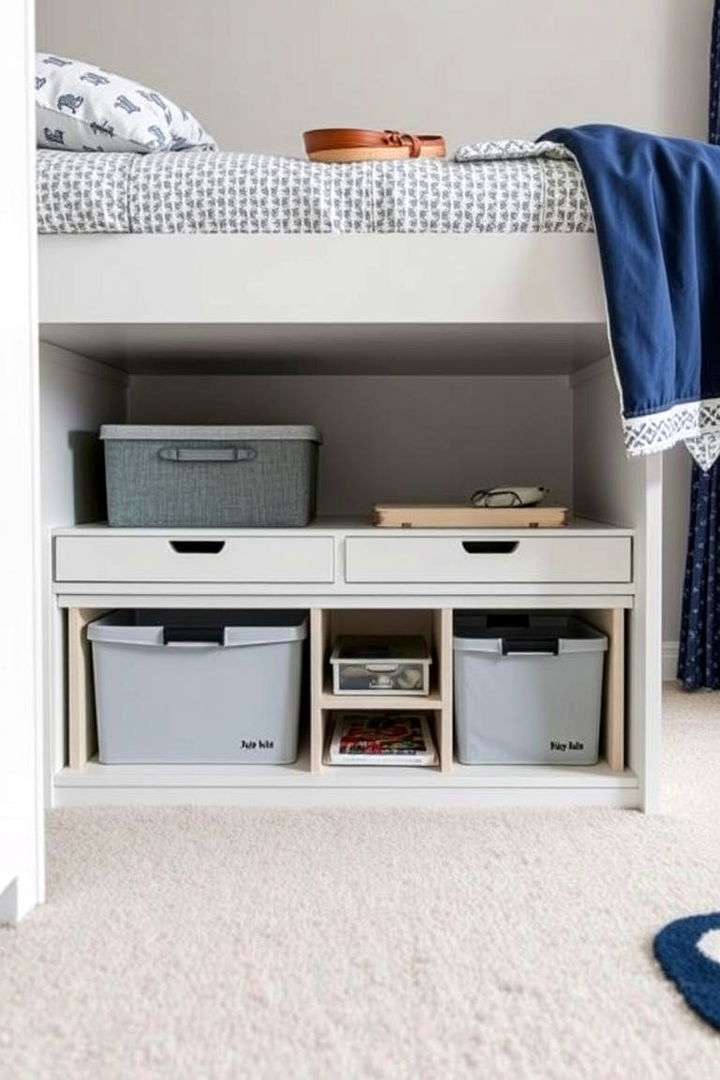 Under Bed Storage Secrets - 22 Boys Room Ideas