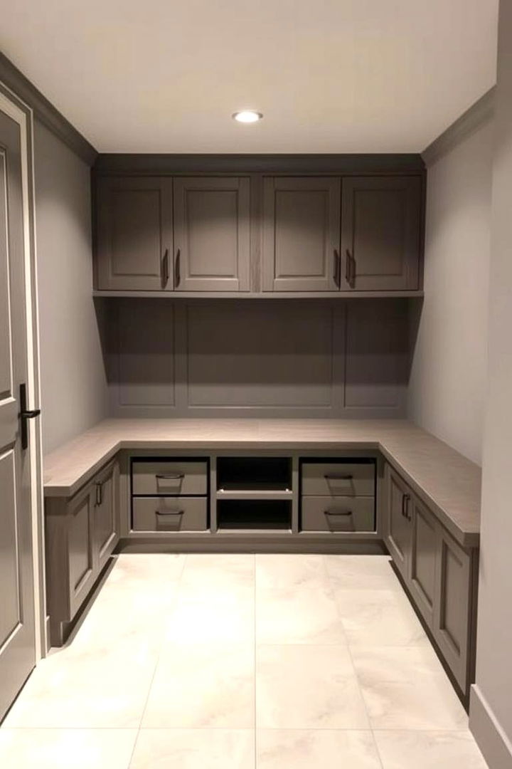 Under Bench Storage - 22 Basement Storage Ideas