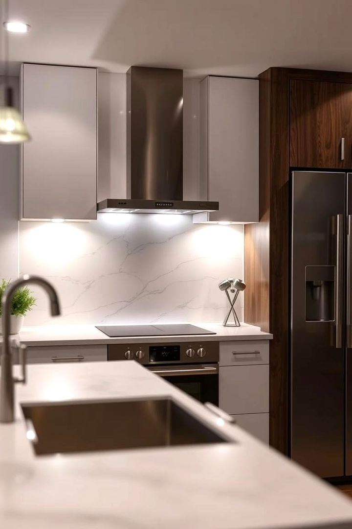 Under Cabinet Lighting - 22 Modern Kitchen Ideas