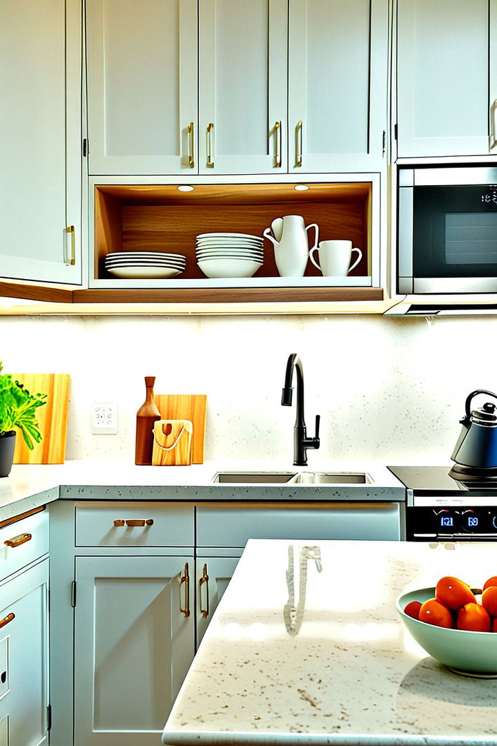 Under Cabinet Lighting Magic - 22 Kitchen Corner Ideas