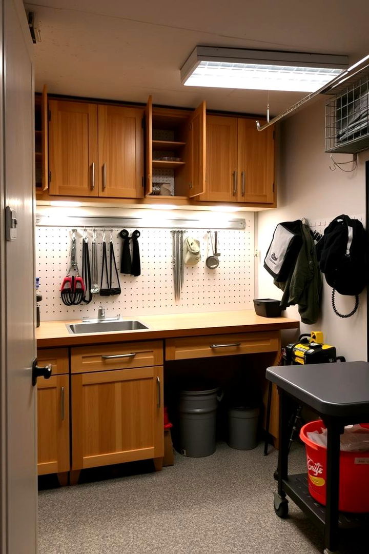 Under Cabinet Lighting for Work Areas - 22 Basement Lighting Ideas