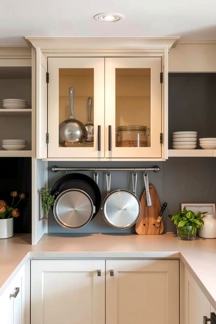 Under Cabinet Pan Storage - 22 Pots and Pans Storage Ideas