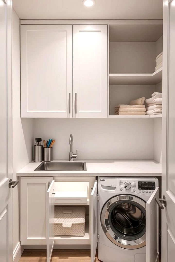 Under Counter Storage Cabinets - 22 Laundry Room Shelving Ideas
