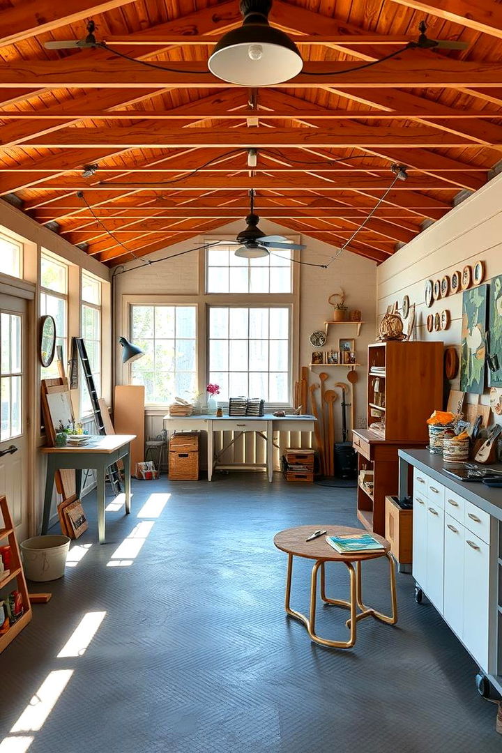 Under Deck Art Studio or Gallery - 22 Under Deck Ideas