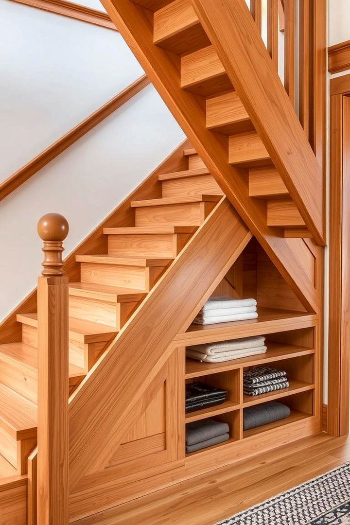 Under Stair Storage Innovations - 22 Wooden Staircase Ideas