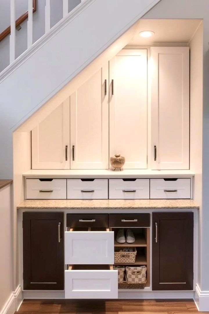 Under Stair Storage Solutions - 22 Hallway Storage Ideas